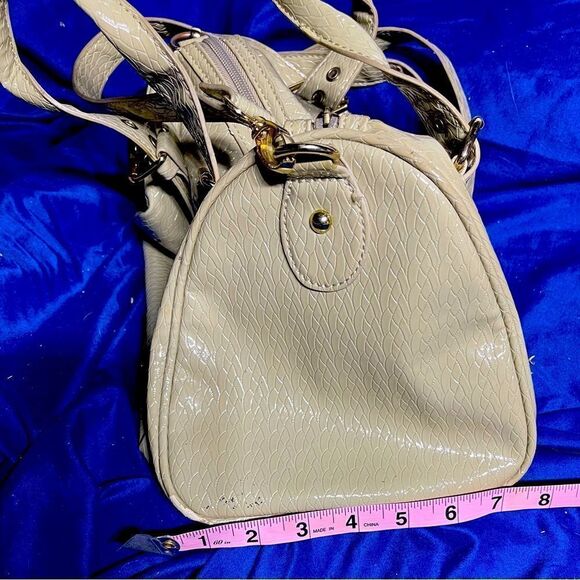 Steve Madden - Beige Reptile Leather - Duffle Purse - Picture 12 of 15